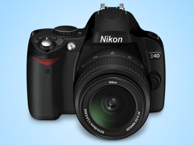 Nikon D40 camera camera icon d40 dslr icon nikon