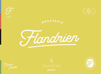 Flandrien biking brand design branding graphicdesign logo