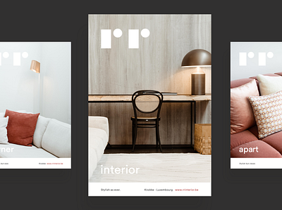 Interior artdirection brand design design furniture furniture store graphicdesign interior minimal visual