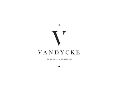 VANDYCKE black white brand design graphicdesign logo logo type minimal