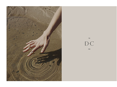 DC brand design branding graphicdesign initial jewelry logo minimal