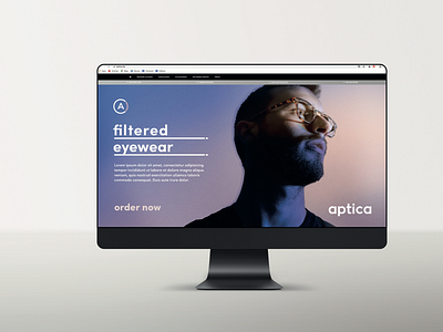 eyewear brand design branding gradient graphicdesign logo minimal webdesign