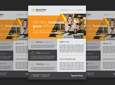 Business Corporate Flyer Design design flyer flyers graphic design graphic designer