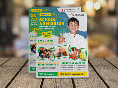 Flyer Design - Kids School Flyer Design design flyer flyers graphic design graphic designer