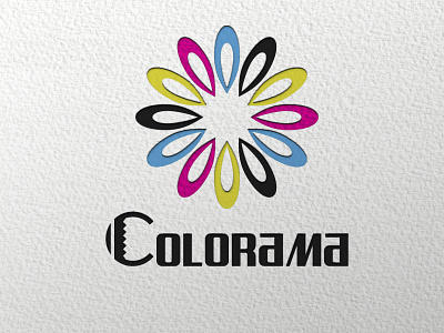 Logo Colorama brand identity branding coreldraw freelancer logo logo design