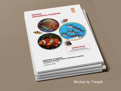 Action Plan Report on Ornamental Fish - Govt. of India cover design layout design print design report design