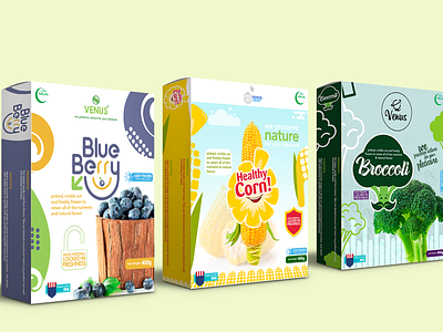 Frozen Fruits branding graphic design packagingdesign