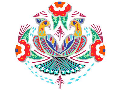 Bird art asia illustration