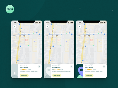 Placeholder images variations app card maps placeholder planning pluto travel ui