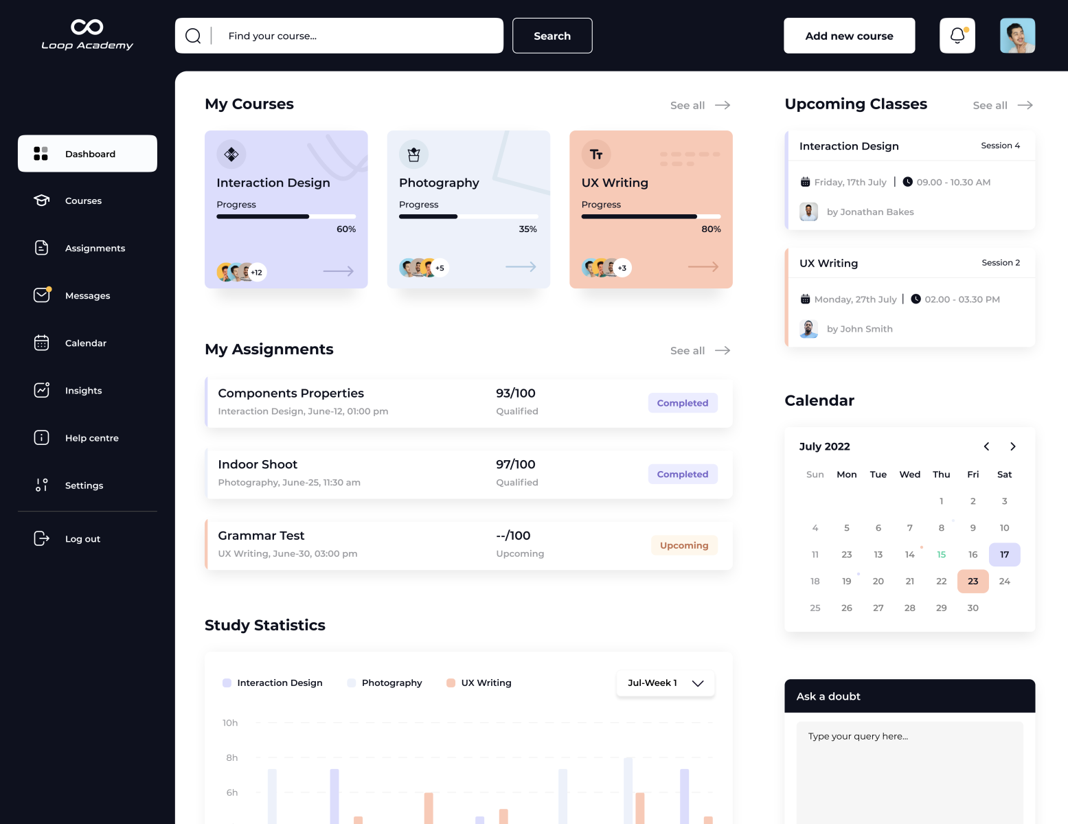 E Learning Platform By Sahal On Dribbble E Learning Platform By Sahal On Dribbble