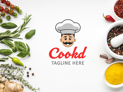 Cookd Restaurant Logo Design