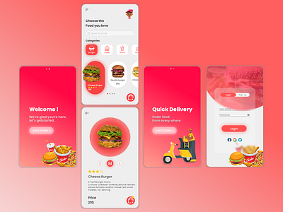 Food order app design app foodapp ui uidesign uiux uiuxdesign