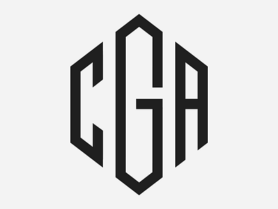 CGA logo concept cga concept illustrator logo logo design logotype vector