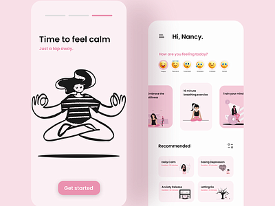 Meditation App UI/UX Design