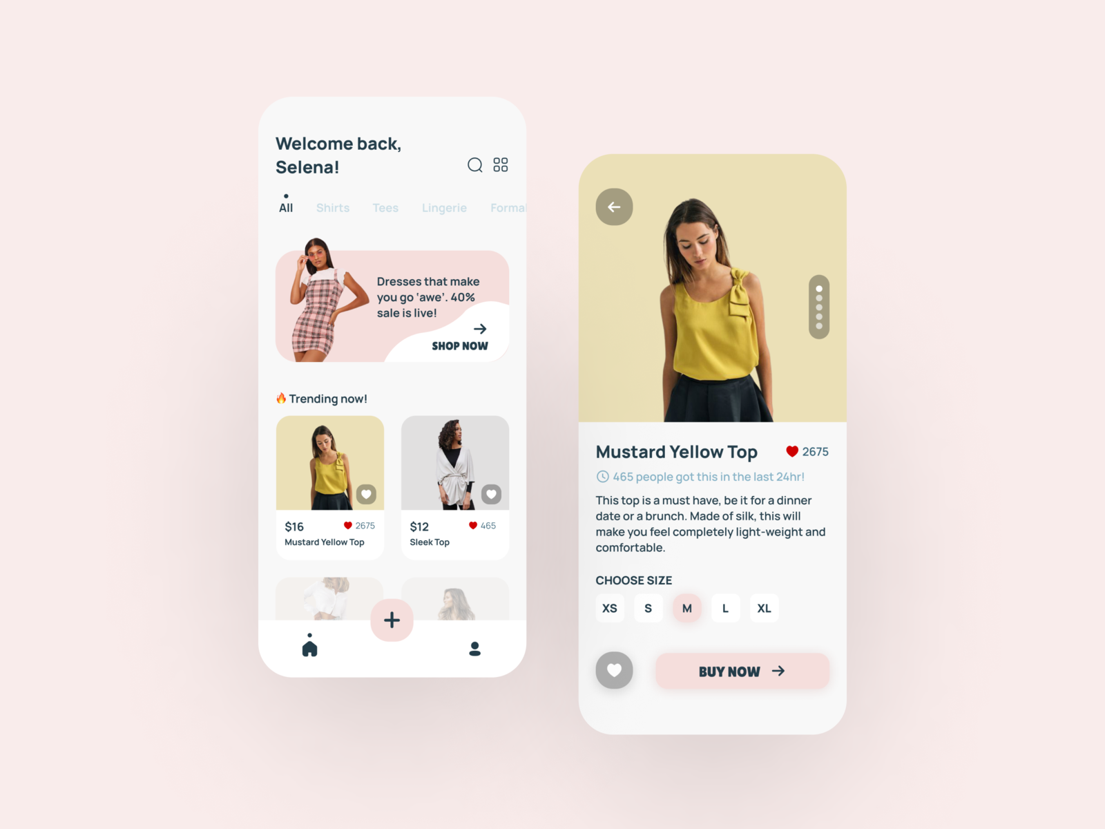 Clothing App for Women by Pranavi Chitti on Dribbble