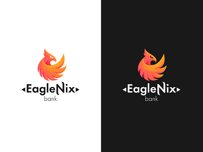 EagleNix Bank animals brand design eagle gradient gradient logo logo logodesign phoenix phoenix logo логотип