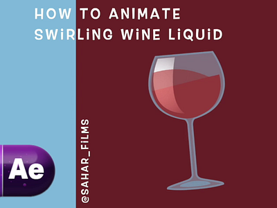 how to animate swirling wine liquid aescripts after effects aftereffect aftereffects animation how to how to animate illustration motion motion animation motion art motion design motion graphic motion graphics motionae motiongraphics wine label wine liquid