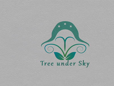 tree under sky Creative logo design @creative logo