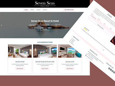 Hotel design elementor pro web design web developer webdesign