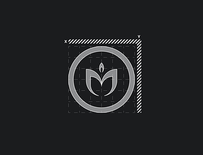Monochromatic Logo adobe illustrator branding design graphic design illustration logo logo design vector