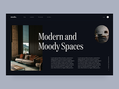 Furniture Shop Exploration ecommerce editorial furniture furniture shop interior design luxury experience luxury furniture luxury store minimal minimalism online store store typography ui web web design website website design