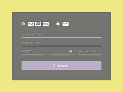 Day 002: Credit Card Form