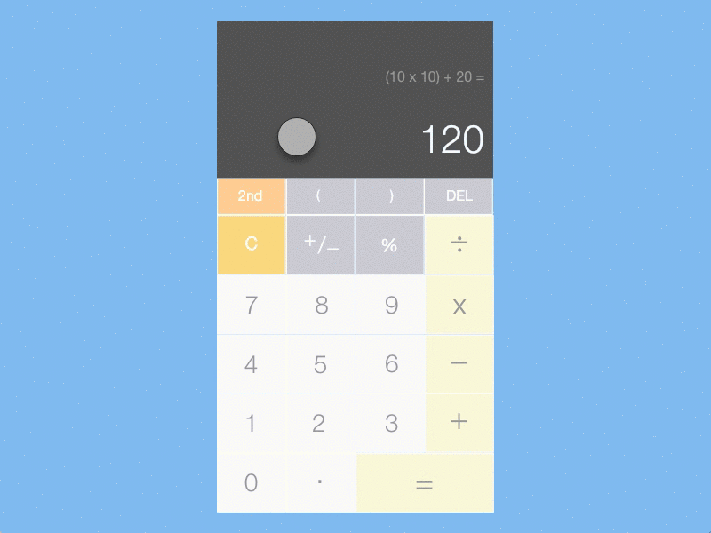 Day 004: Calculator adobe xd calculator daily 004 dailyui scientific calculator ui