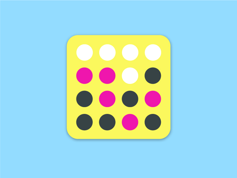 Day 005: Connect Four App Icon by Blayne Chong on Dribbble