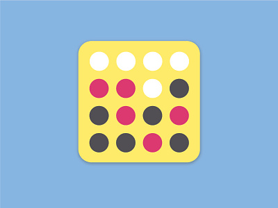 Day 005: Connect Four App Icon app app icon connect four daily 005 dailyui game ui