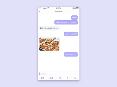 Day 013: Direct Messaging app chat dailyui day 013 day 13 messaging social ui