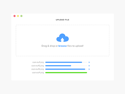 DailyUI File Upload 31 cloud daily dailyui file upload