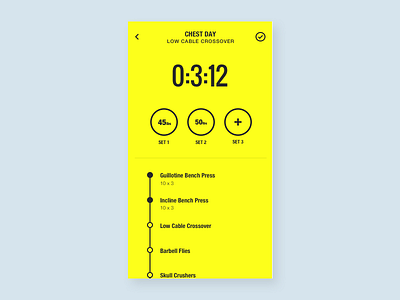 Workout Tracker dailyui gym health ui ux workout workout tracker