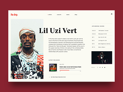 The Drip. artist artist page bio editorial hip hop lil uzi vert music rap song type video