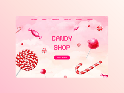 Concept Pixel Candy Shop concept design pixel pixelart ui ux