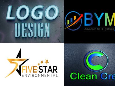 logo design modern logo minimalist logo 3D logo water colour by ...