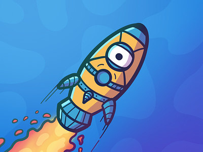 Cartoon Rocket designs, themes, templates and downloadable graphic elements  on Dribbble