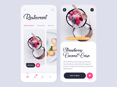 Food Delivery Application Concept amsterdam app design food mobile netherlands reservation restaurant utrecht ux