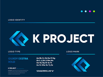 K Project Logo Design animation branding ilustration logo logo design logo designer logo designer in indonesia logo designers modernism tranding typography ux vector web