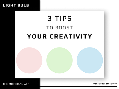 Creativity Tip IG Carousel branding creativity design flat guide ig info instagram tips