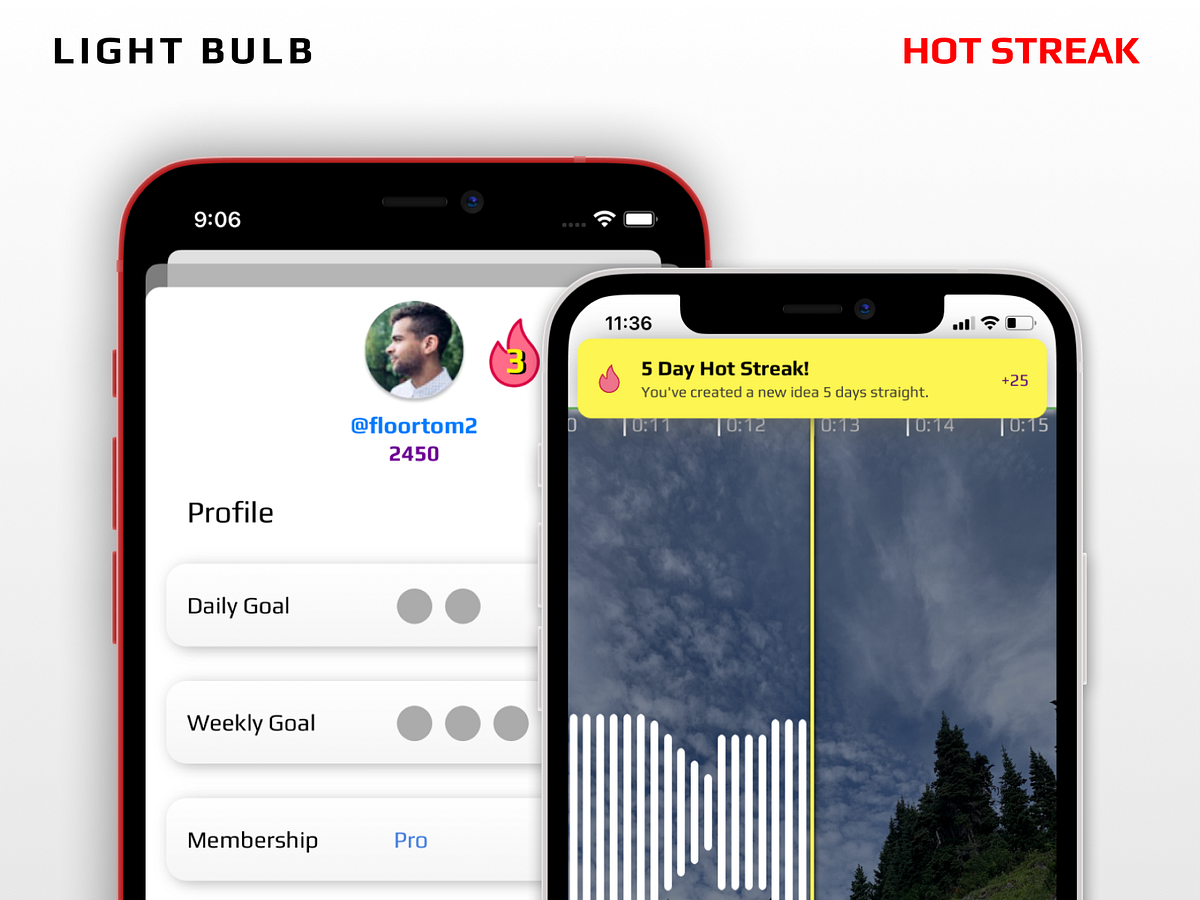 Browse thousands of Streak UI images for design inspiration | Dribbble