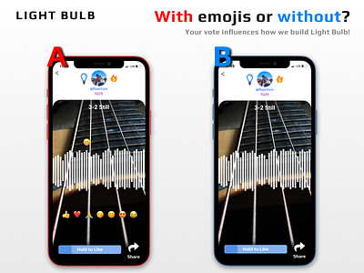 With emojis or without feature poll! choose guitar mobile music poll public selection sound swipe tiktok