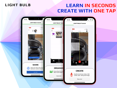 Tutorial release app blue branding feature guide ios musician new pink record recording red release tutorial