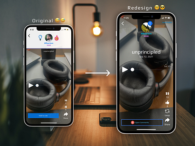 Public Music Player Redesign emoji lbulb light bulb like music music player player profile public recording redesign shared user