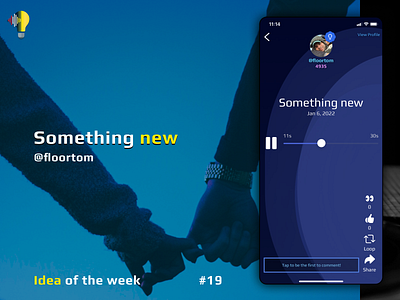 Idea of the week #19 app guitar ideaoftheweek lightbulb like loop music profile recording series share user views
