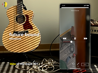 Idea of the week #31 amp guitar ios iphone mobile music record recording sound