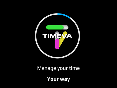 TIMEVA: Your way app black clock dark darkmode desktop pomodoro timer