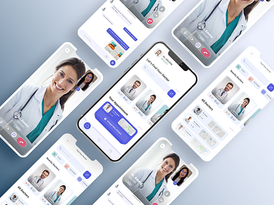 A doctor appointment app app branding design icon illustration logo typography ui ux