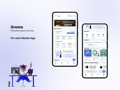 Gromo app home page ( re-design)