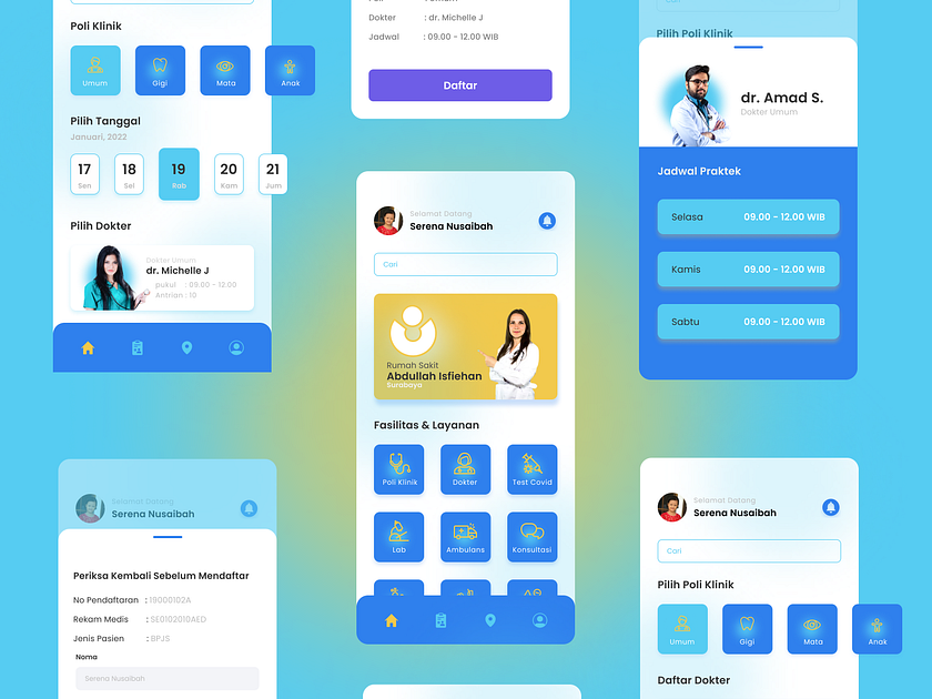 Hospital Mobile App By Nusai8ah Studio On Dribbble