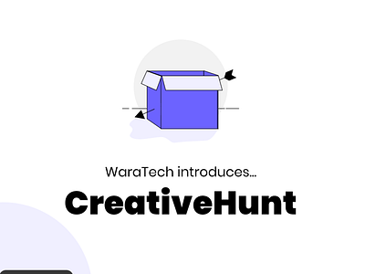 Creative Hunt app design icon logo minimal ui ui design ux